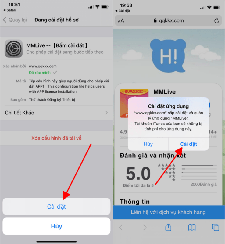 MMlive ios bị lỗi không cài đặt được 3 mmlive.ios