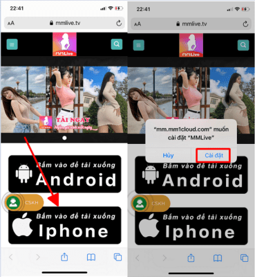 Cách tải xuống và cài đặt MMlive cho điện thoại iphone 2 tin-cay-ung-dung-mmlive