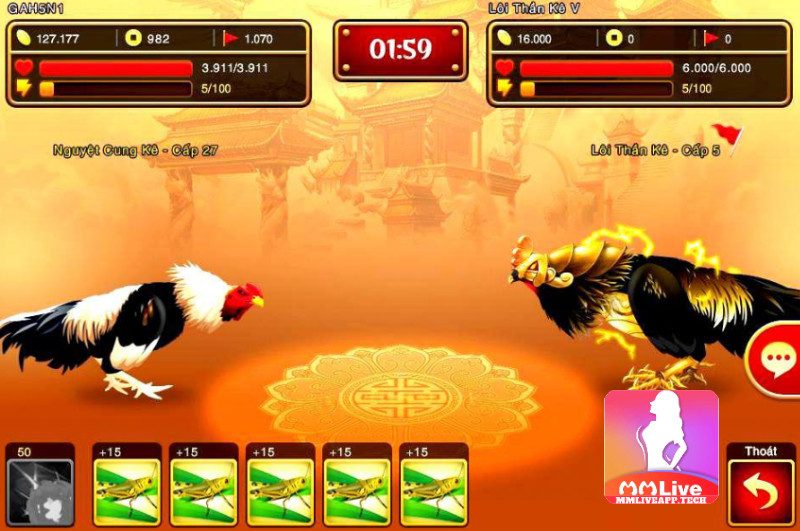 Game đá gà MMlive - trò chơi đá gà đang được săn đón nhất các nhà cái 3 Những kinh nghiệm được truyền lại khi chơi game đá gà MMLive online
