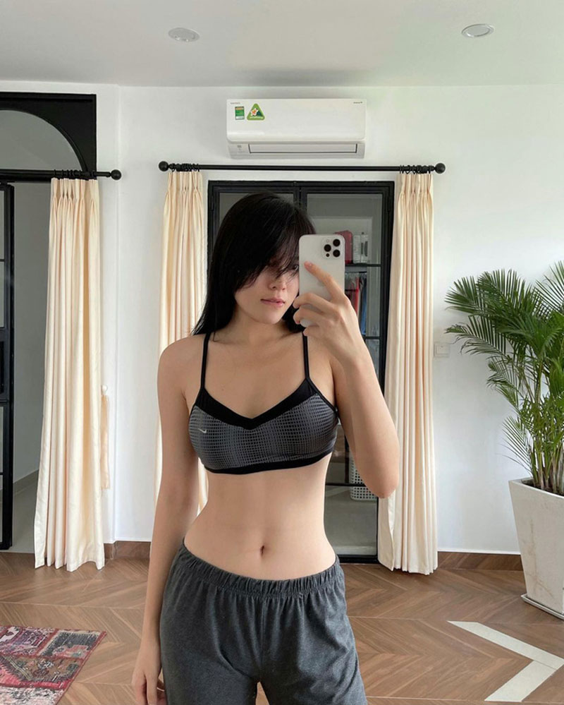 Hoa hậu Kỳ Duyên diện bikini khoe vòng eo "con kiến" cực bốc lửa 2 hoa hậu Kỳ Duyên