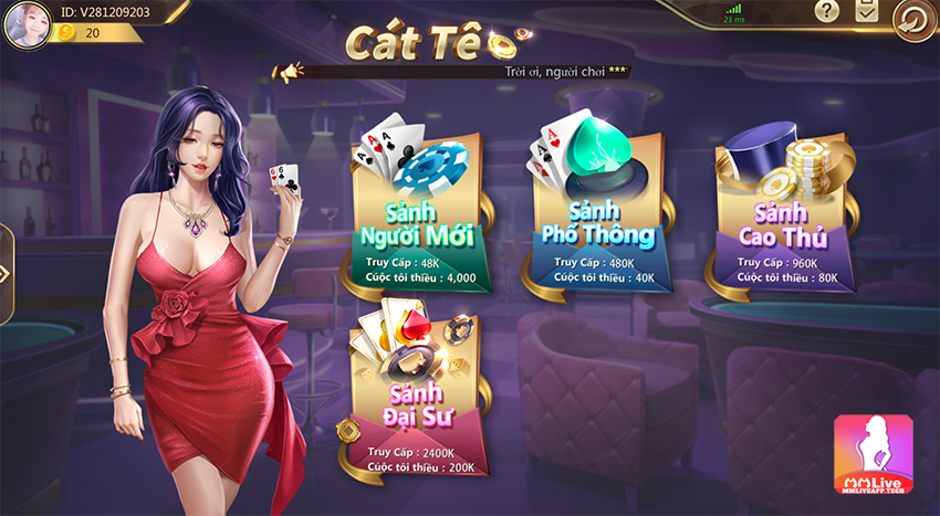 Bài Cát Tê MMLive là gì? Cách đánh bài Cát Tê chi tiết nhất 1 Game bài Cát tê