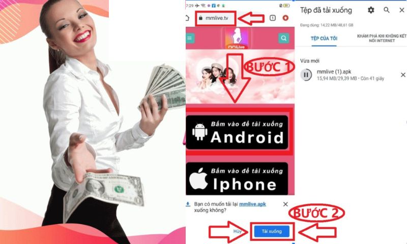 Chia sẻ cách rút tiền MMlive App nhanh gọn chỉ trong 2 phút 2 Hướng dẫn đăng ký