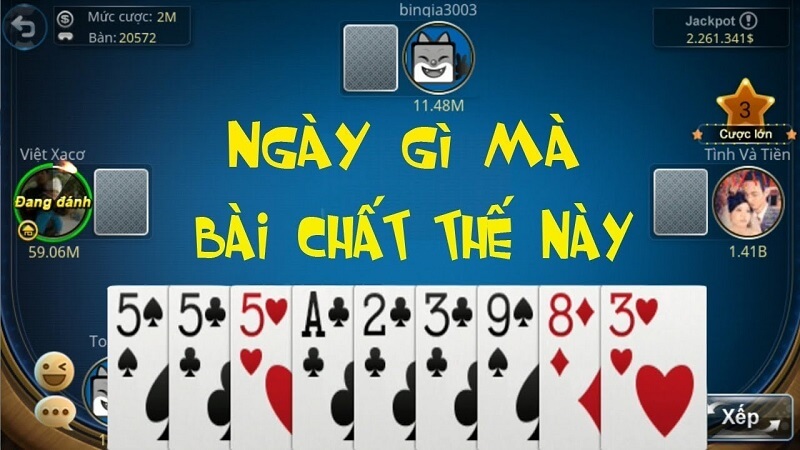 Ù là gì? Một số loại bài ù trong các ván chơi bài phỏm 3 game bài phỏm