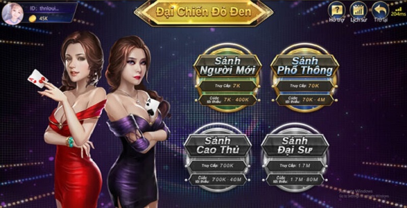 Đại chiến đỏ đen là gì? Trở thành cao thủ đỏ đen chỉ trong vòng 1 nốt nhạc 2 chọn sảnh đại chiến