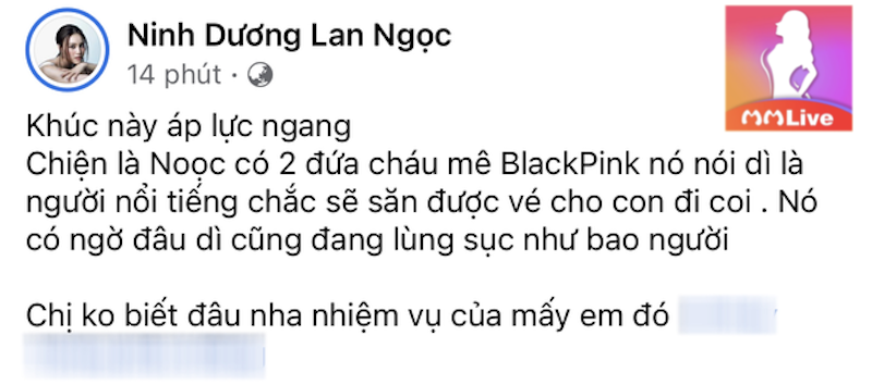 Blackpink xác nhận đến Việt Nam làm concert khiến sao Việt phát sướng 3 Ninh Dương Lan Ngọc