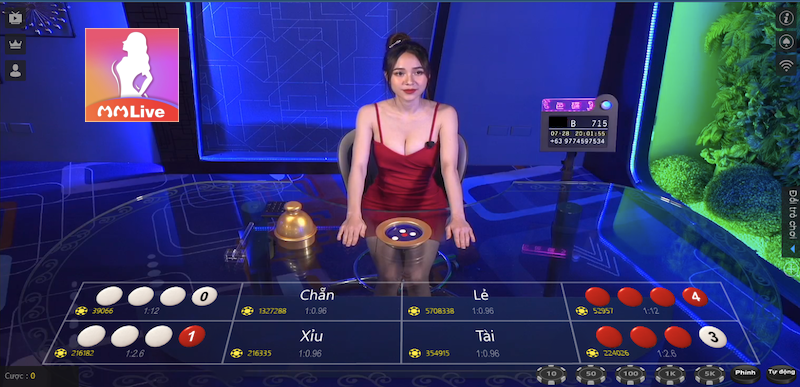 Xóc đĩa live tại MMlive - Chơi game giải trí bất tận cùng gái xinh qua livestream 3 Xóc đĩa live