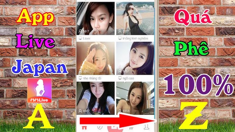 Top app live nhật bản nhiều gái xinh mlem và ngọt nước nhất 3 MMlive