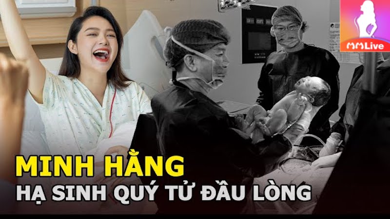 Minh Hằng đã hạ sinh quý tử đầu lòng - Nhan sắc mẹ bỉm khiến ai cũng choáng 1 Minh Hằng