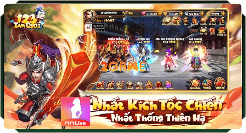 Chinh phục 123 Tam Quốc - Hành trình trở thành Đại Tướng Online 3 mẹo chơi 123 Tam Quốc