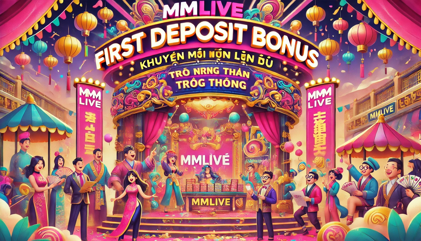 Khuyến Mãi Nạp Tiền Lần Đầu - Nhận Thưởng Cực Cao Tại MMLive 2 Trúng thưởng cực lớn tại MMlive