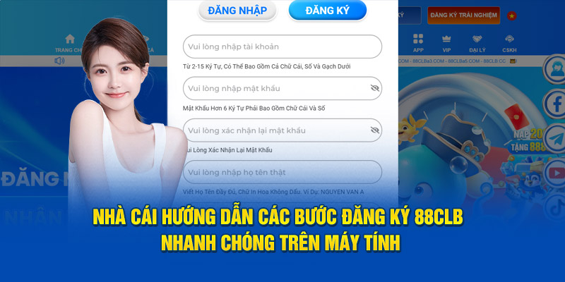 Đăng Ký 88clb - Hướng Dẫn Các Bước Thực Hiện Từ A Đến Z 2 Thao tác đăng ký trên máy tính
