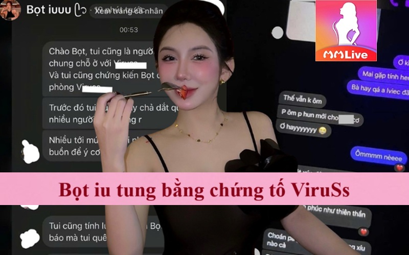 Bọt iu 9x là ai? Gái xinh tung loạt bằng chứng tố ViruSs trong livestream của Ngọc Kem 3 Bọt iu tung bằng tố ViruSs
