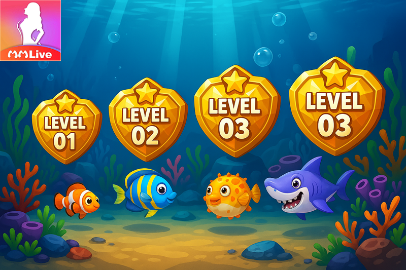 Bắn Cá Kim Cương MMlive: Tuyệt chiêu ăn đậm không phải ai cũng biết! 2 các level trong game