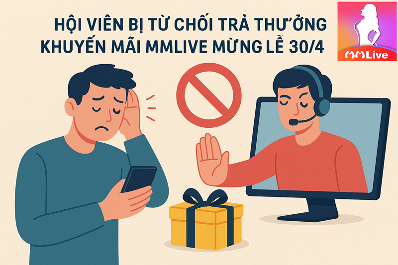 Khuyến Mãi MMLive Mừng Lễ 30/4 - 1/5: Sự Kiện Đặc Biệt Dành Riêng Cho Bạn! 3 hội viên bị từ chối trả thưởng khuyến mãi mmlive mừng lễ 30/4